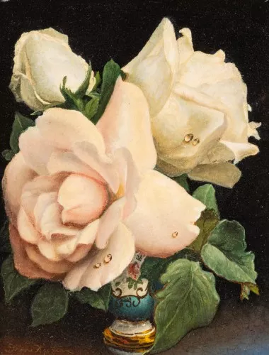 Roses dans un vase